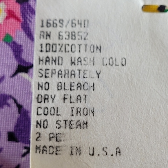 Stuart Alan Vintage Vibrant Floral Button Front Fitted Blouse - Size 12P - Picture 8 of 8